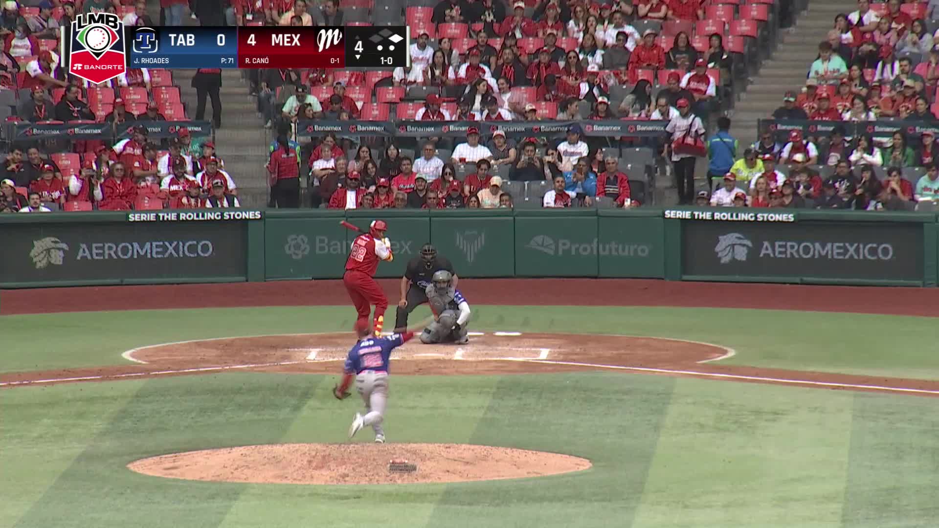 HR Canó vs Olmecas